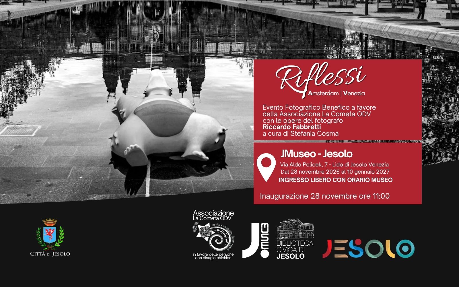 RIFLESSI. Amsterdam | Venezia, mostra fotografica di Riccardo Fabbretti